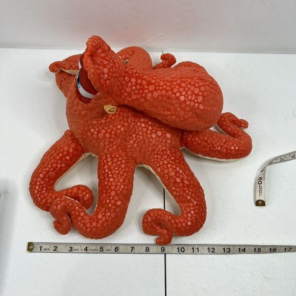 Disney Store Hank Octopus 17" Finding Dory Plush Nemo Stuffed Animal Orange - Picture 12 of 12